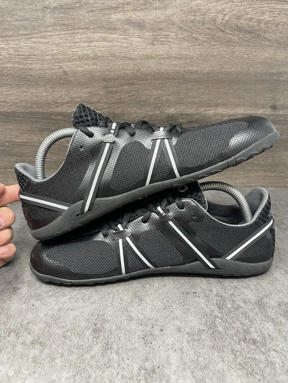 Xero Shoes Speed Force Womens Size 10 Black Barefoot Minimalist Running Training